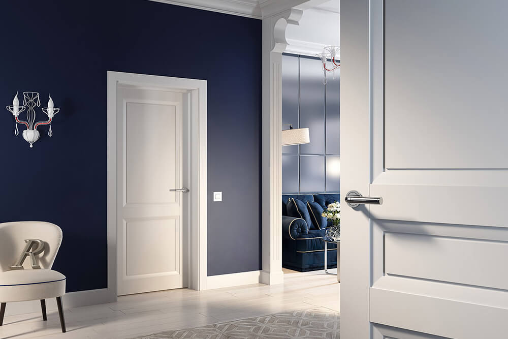 Белые эмалированные двери Белые эмалированные двери