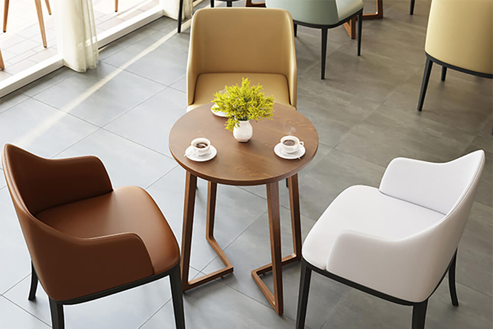 Небольшой круглый стол кафе Небольшой круглый стол кафе