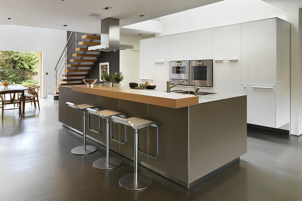 Стойка Breakfast bar с барными стульями Стойка Breakfast bar с барными стульями