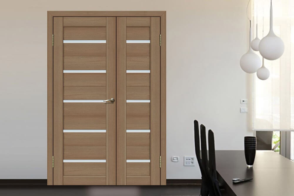 Светлые двойные межкомнатные двери Светлые двойные межкомнатные двери