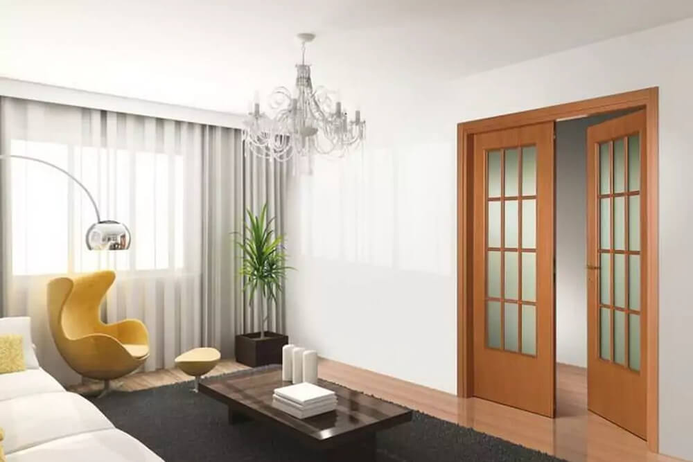 Темно-коричневые двери комнат Темно-коричневые двери комнат